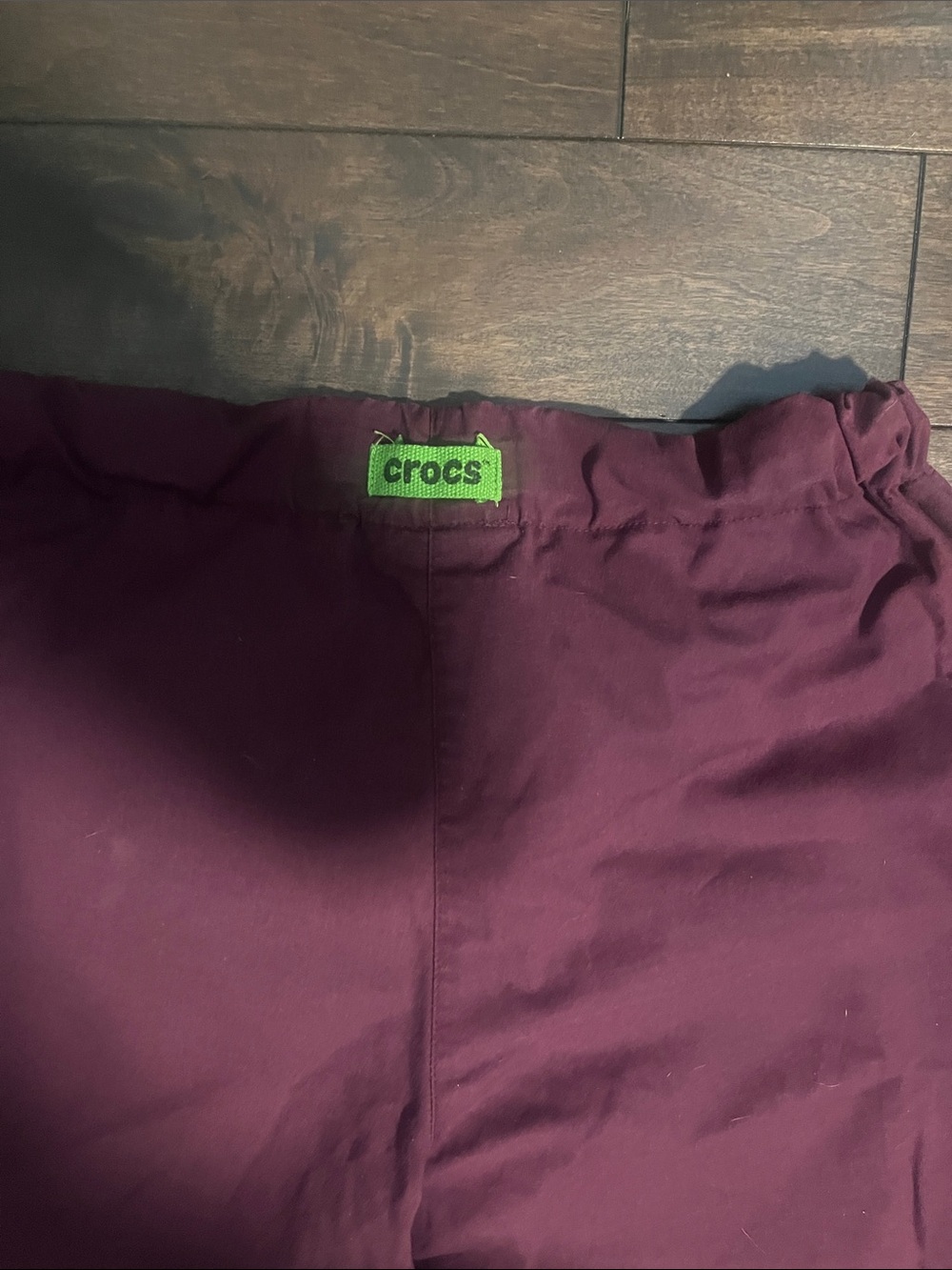 Crocs Scrub Pants with Neon Green Drawstring - Picture 3 of 5